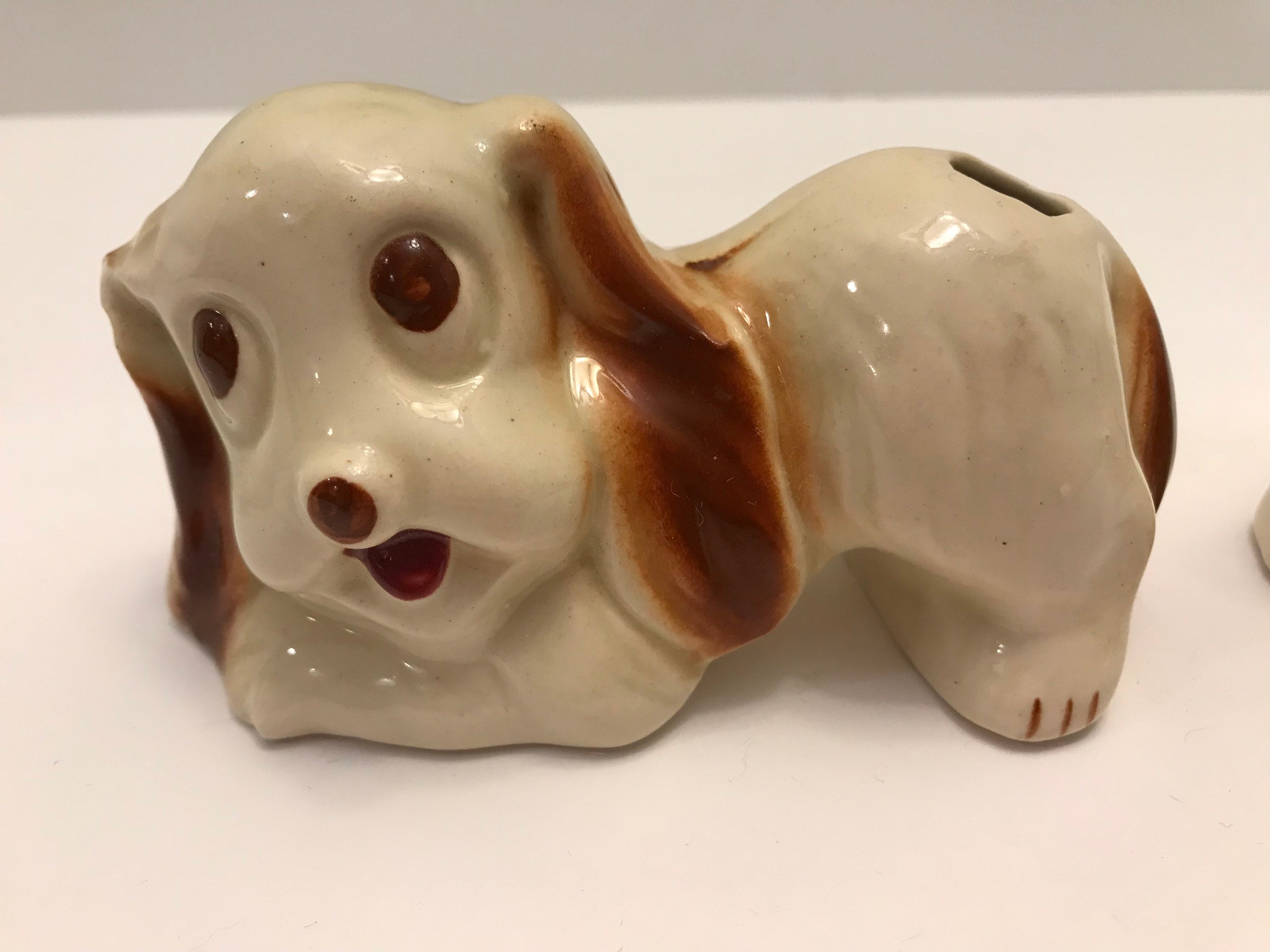 Vintage Pair of Cocker Spaniel Dog Pen Holders Etsy