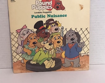 1986 Pound Puppies Public Nuisance Paperback Children's Book
