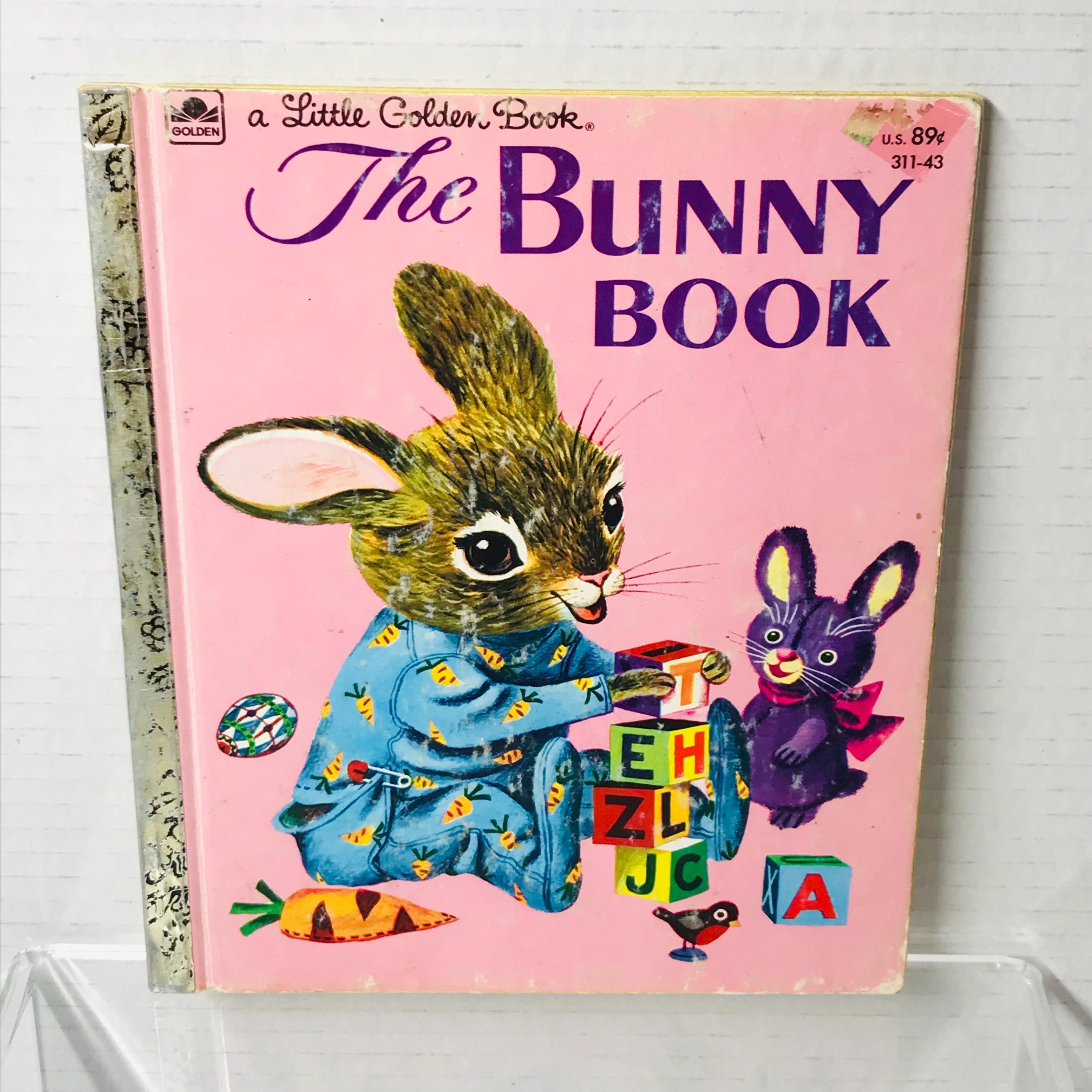 Patsy Rahn Books Vintage 1955 the Bunny Book Hardcover Children's Book Little Golden ...
