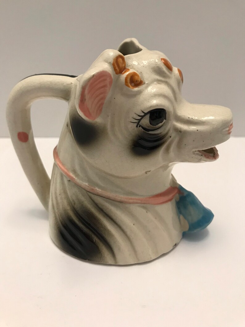Vintage Elsie Cow Creamer Pitcher Made in Japan Etsy