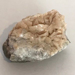 Pink Dolomite Mineral Specimen from Niagara Quarry, Niagara New York Crystals Minerals Rocks Geology