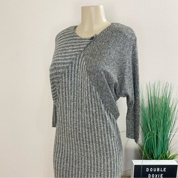 WILD ROSE | Vintage Striped Knit Dress Sz 3/4 - image 6