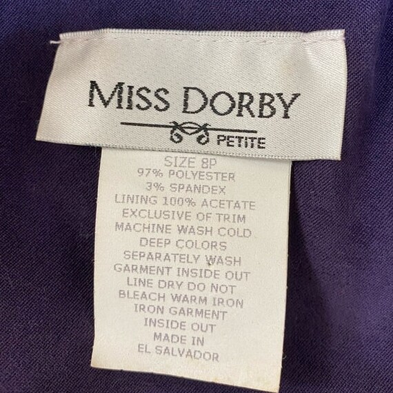 MISS DORBY | Vintage Purple Button Up Midi Dress … - image 8