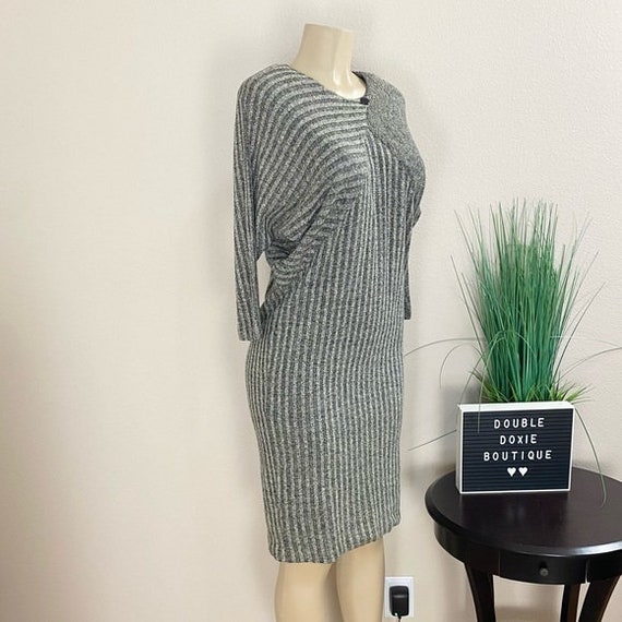 WILD ROSE | Vintage Striped Knit Dress Sz 3/4 - image 5