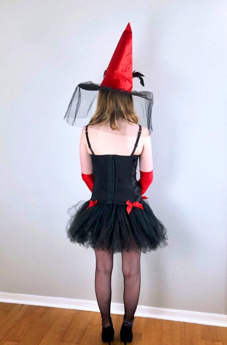 Red And Black Witch Original Costume Etsy
