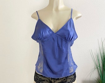 VICTORIA'S SECRET | Vintage Silk Lace Back Camisole Sz L