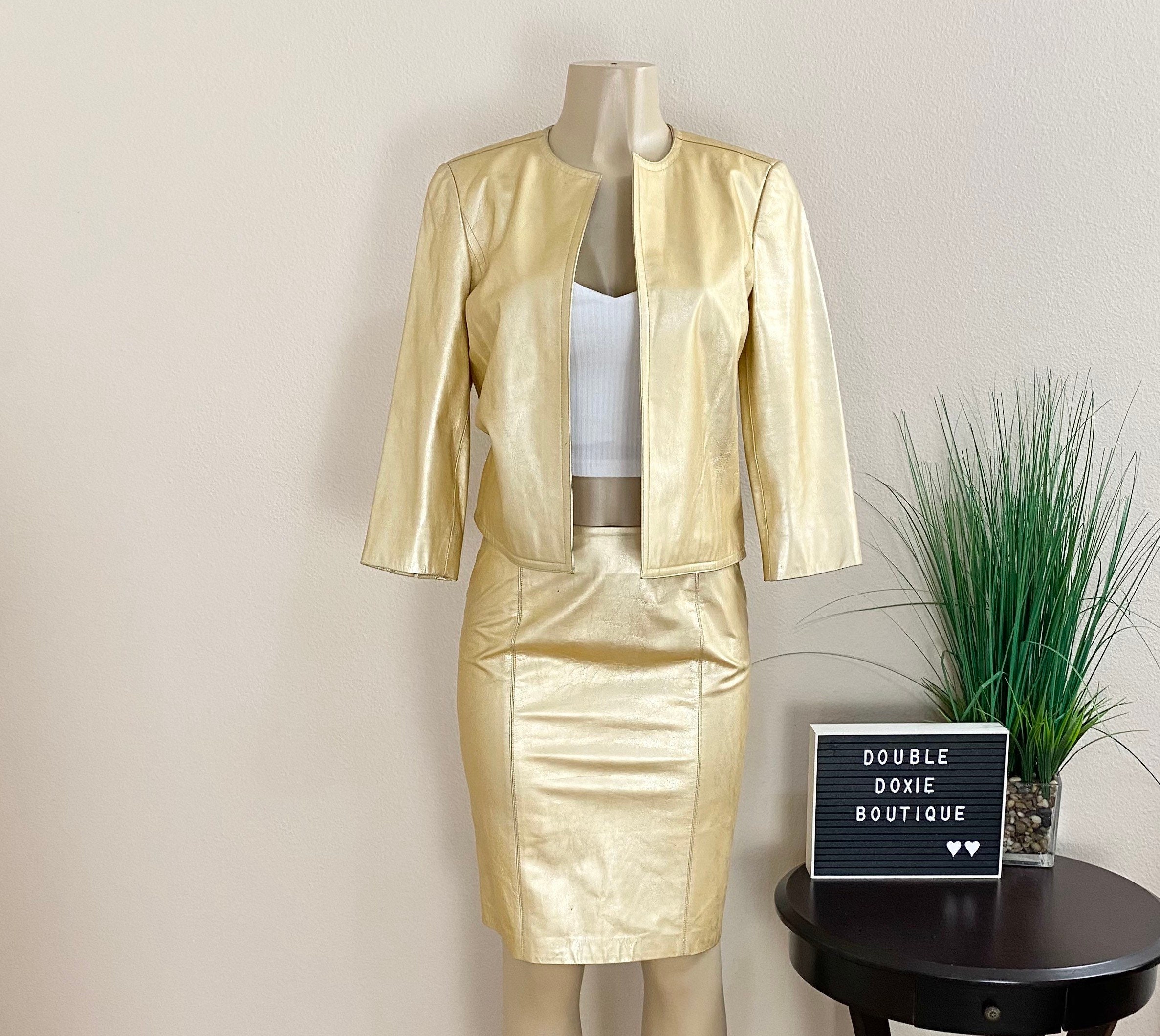 タラジャーモン Gold leather skirt 新品タグ付き | etmamarabia.com