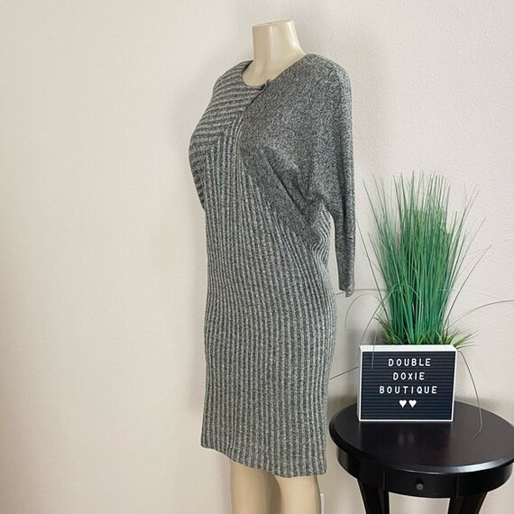WILD ROSE | Vintage Striped Knit Dress Sz 3/4 - image 2