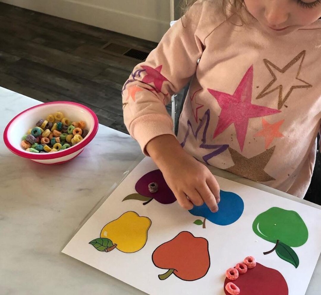 A is for Apple Activity Booklet - Etsy
