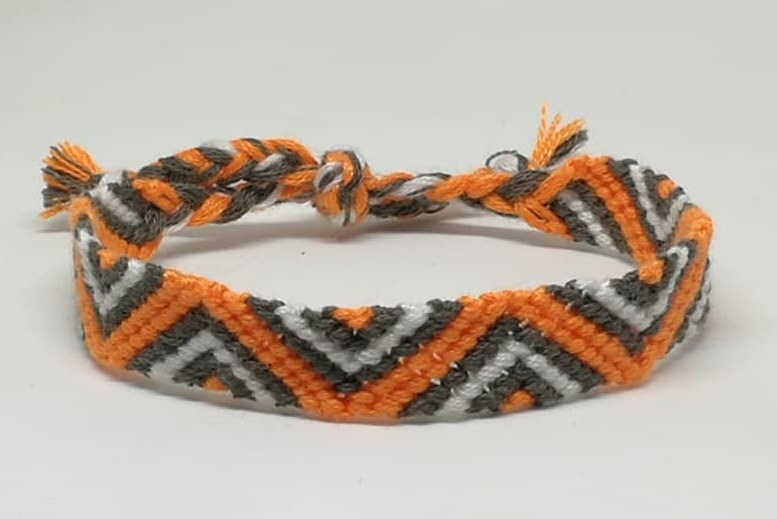 Friendship Bracelet Cotton Bracelet Fall Autumn Colors Etsy Australia