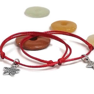 Couple Bracelet, Star Bracelet, Charm Bracelet, Friendship Bracelet, Best Friend Bracelet, Charm Bracelet Red String Bracelet, kabbalah