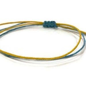 We support Ukraine, eSolidarity of the flag of Ukraine, Blue Yellow Bracelet,