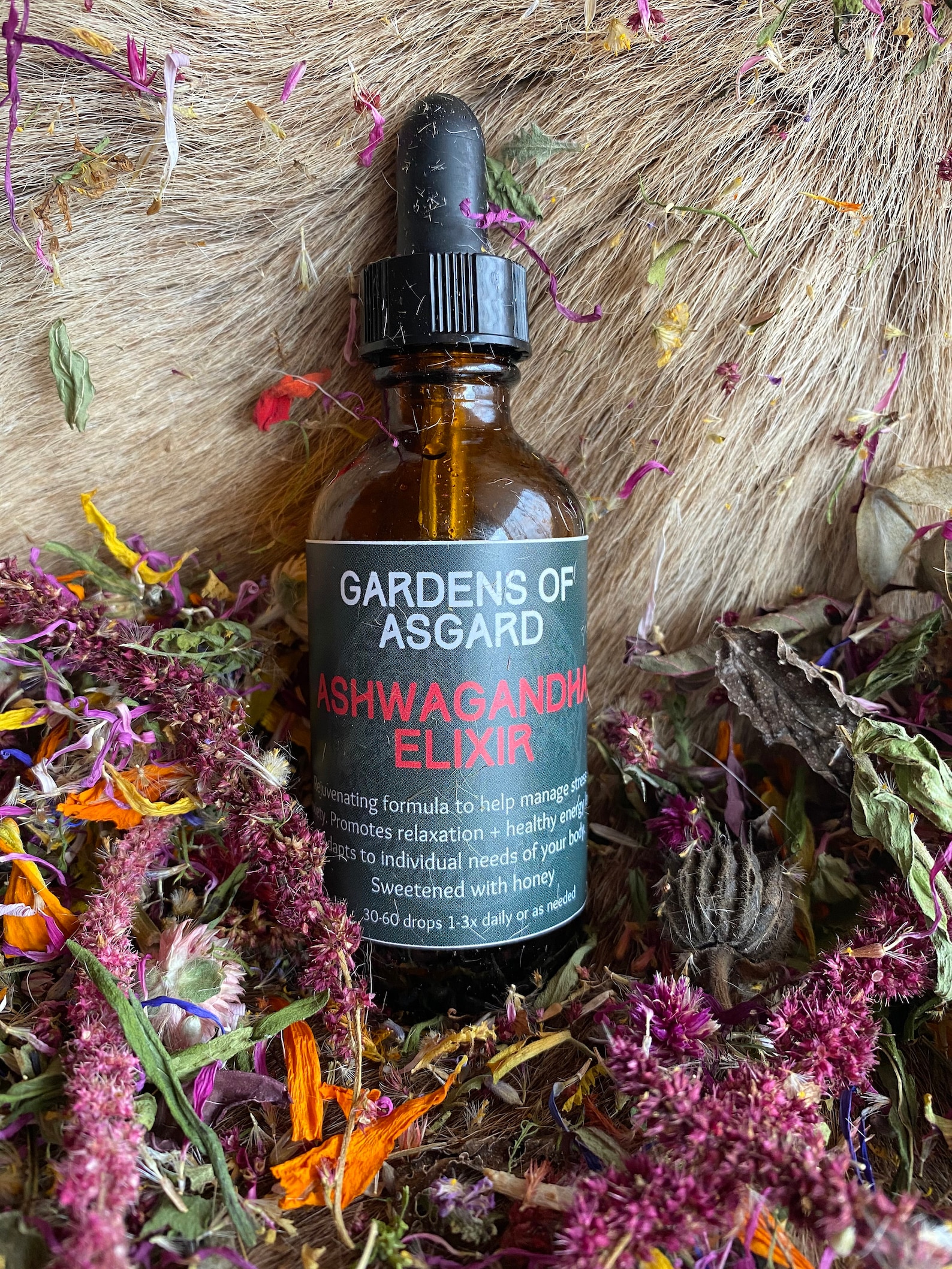 Ashwagandha Elixir Ayurvedic Medicine Adaptogen Herb Etsy