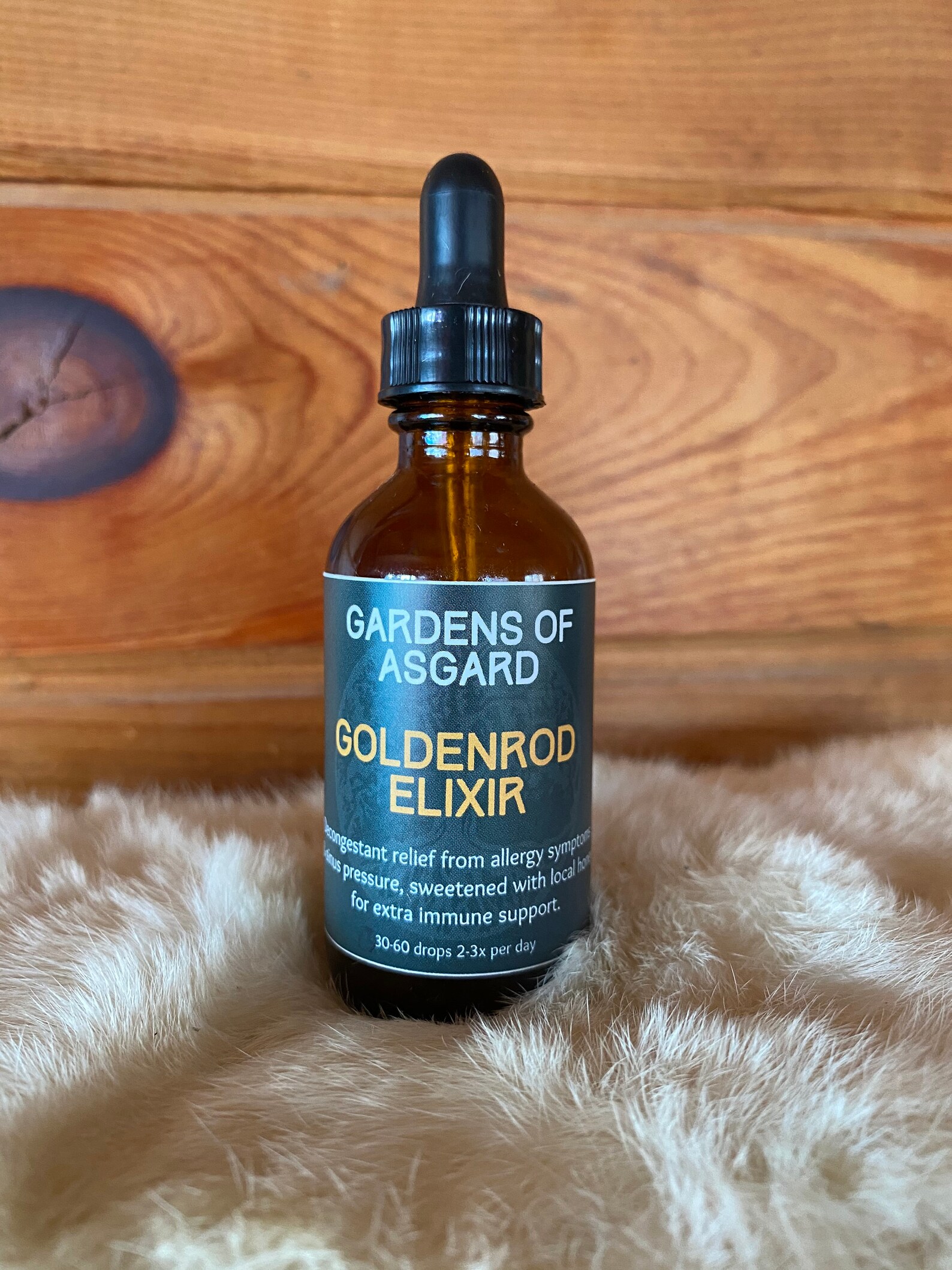 Goldenrod Elixir Remedio herbario para el apoyo a la Etsy