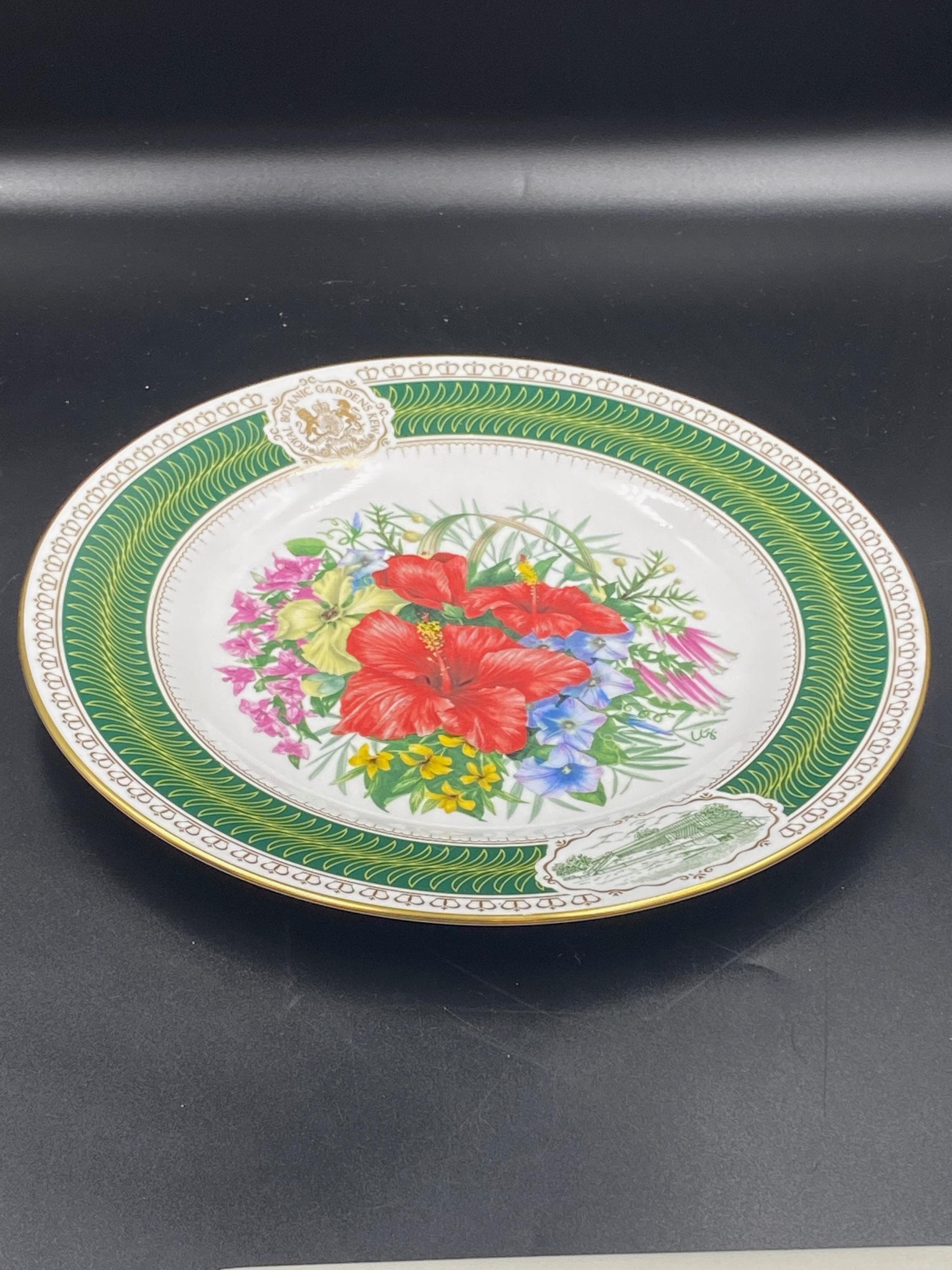Collectible Plate Royal Botanic Gardens Kew Flora Pacifica