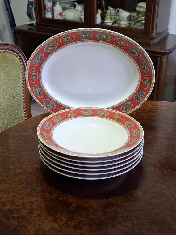 Lindner プレート 6枚 ドイツ ドイツ lindner 小皿 6枚 希少 箱あり