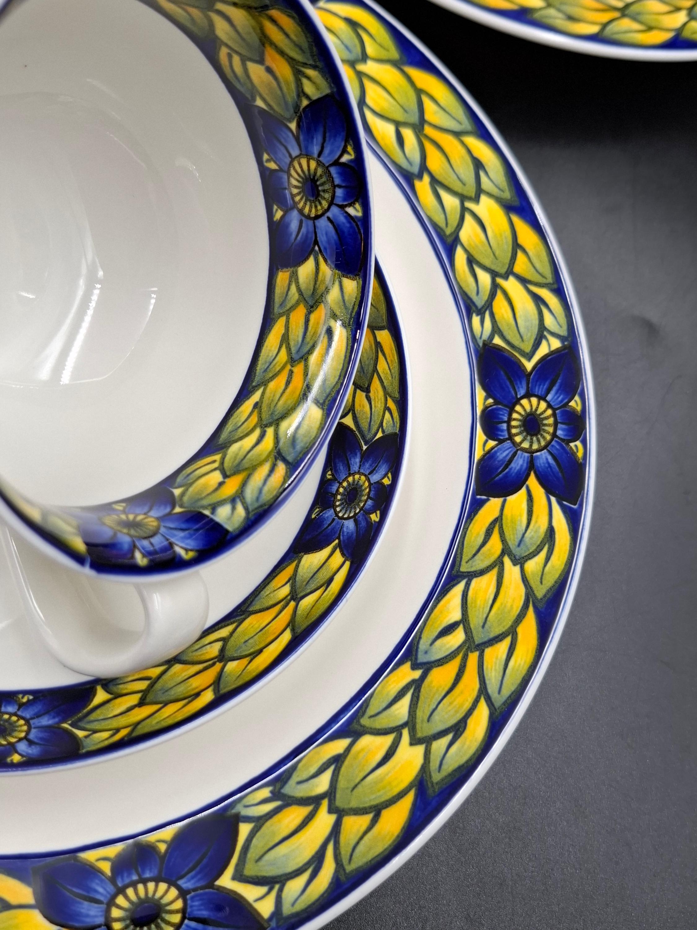 【セール】  Blue Pheasant 10枚 Royal Copenhagen Blue Pheasant Set 2 Trio Vintage Tea Coffee Сup