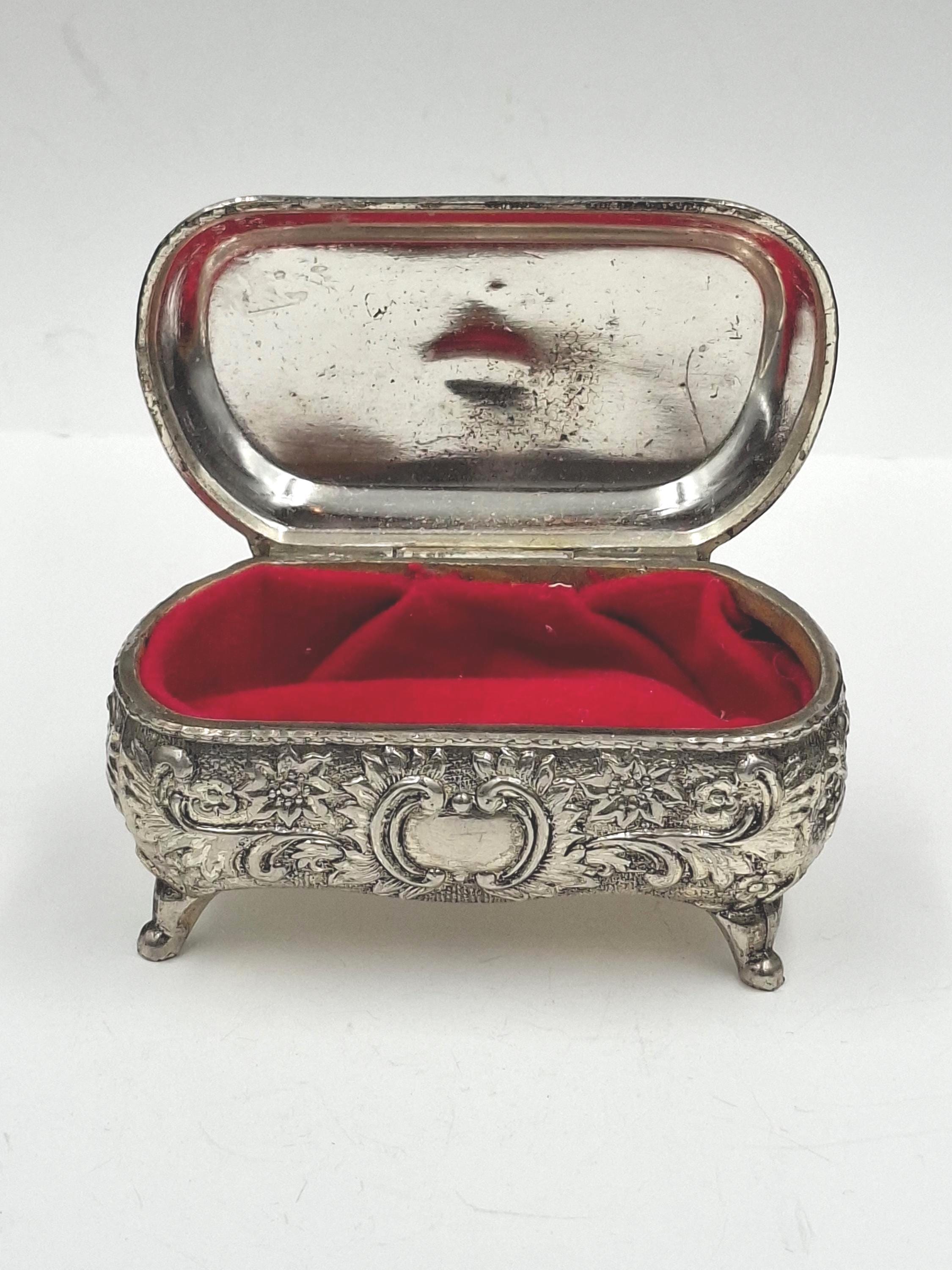 Antique Silver Box Made in Japan - Etsy