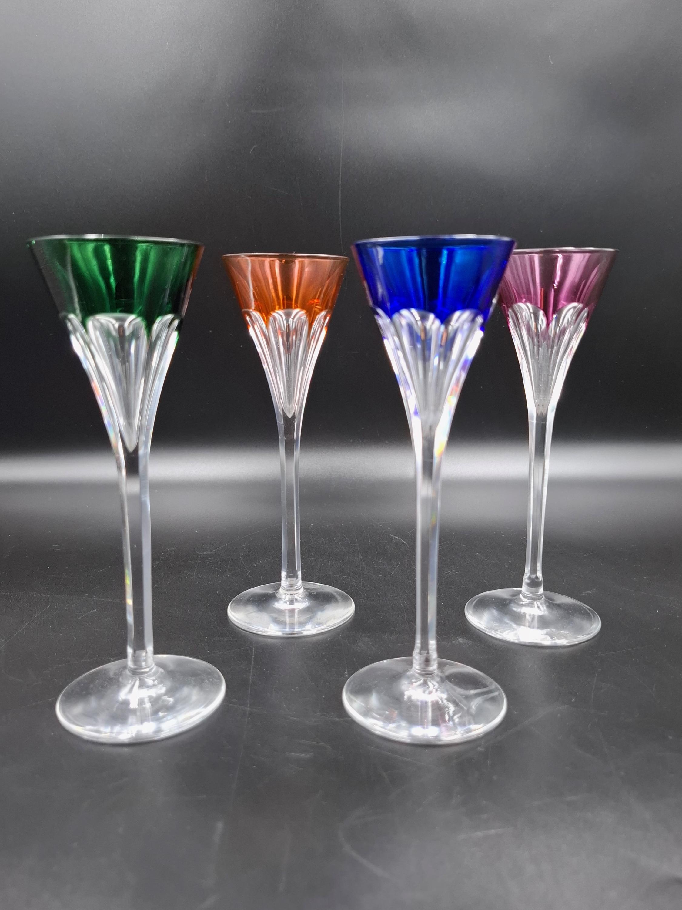 St louis crystal wine glasses - Etsy 日本