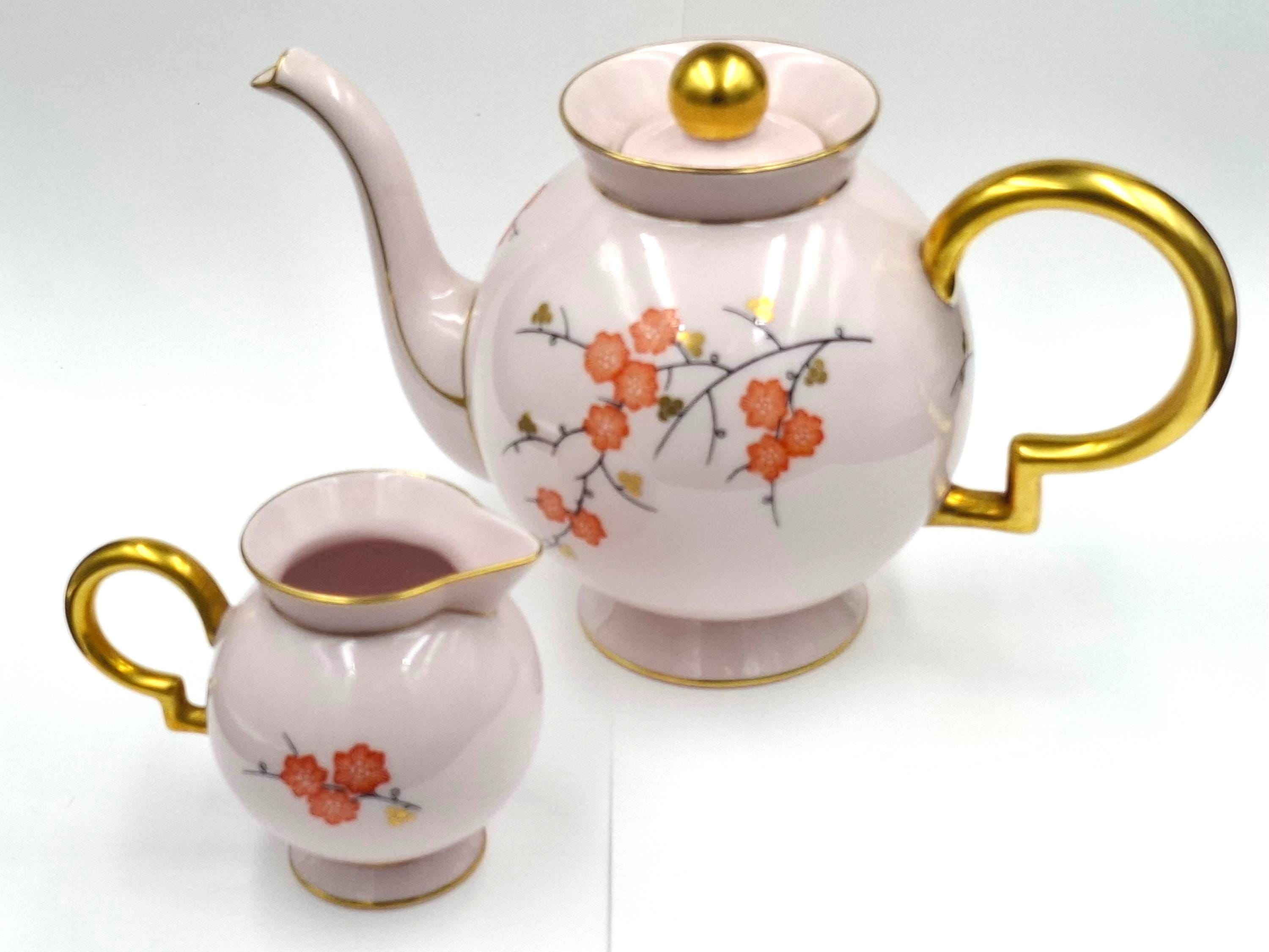 Gio Ponti Johann Haviland Coffee Set: Antique Pink Porcelain
