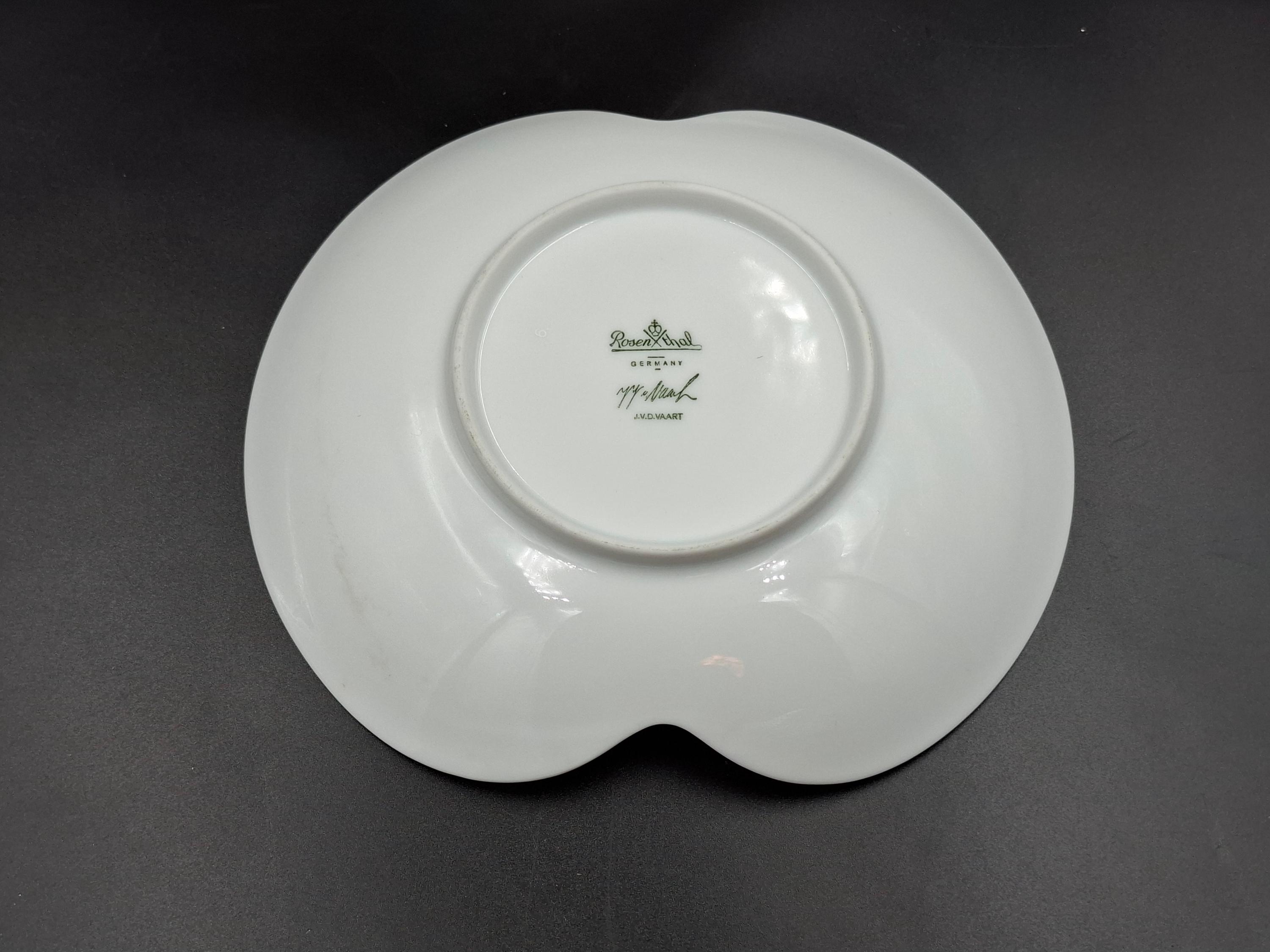 Vintage Rosenthal JVD Vaart Brigitte Doege Plate Germany 1980s