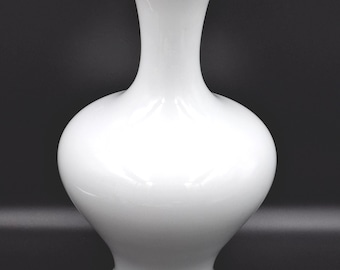 Große Weiße Rosenthal Classic Rose Vase | 32 cm | Deutsches Porzellan | Minimalistisches Dekor
