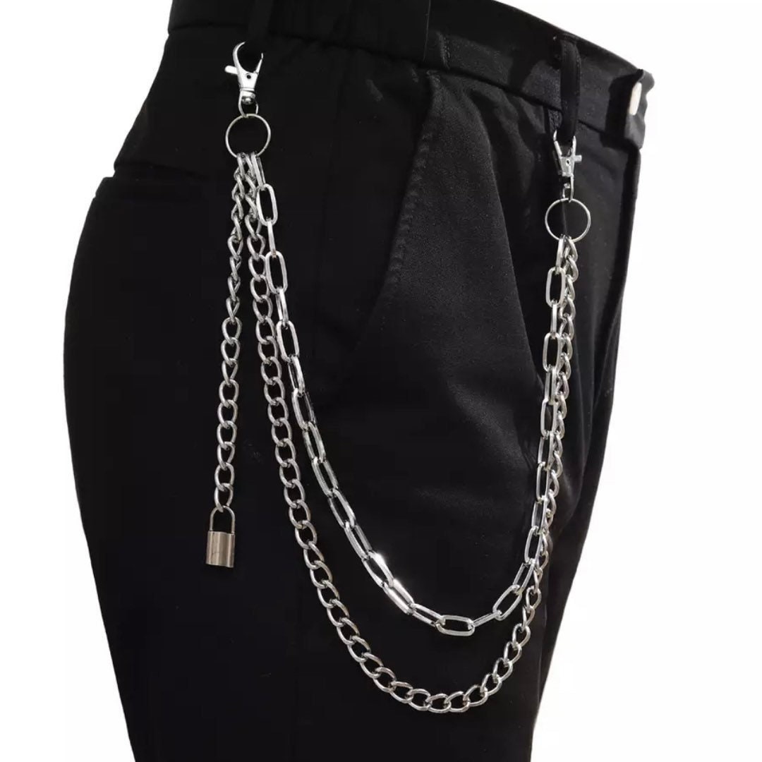 HIGHGODDESSUK Black Wallet Chain