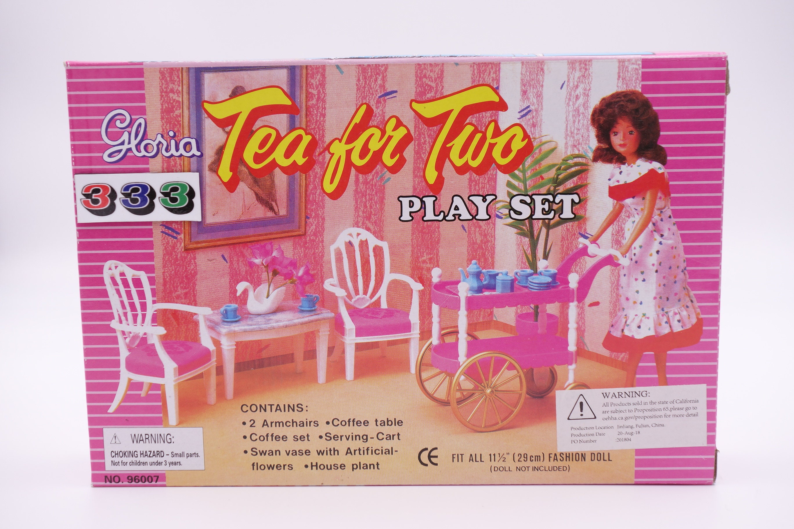 Doll Accessories Gloria Tea for Two Play Set (no. 96007) - Etsy