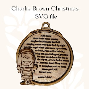 Charlie Brown Christmas SVG file