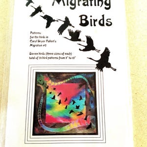 Migrating Birds Pattern: 21 Templates, 7 Flocks (2-12 inch)