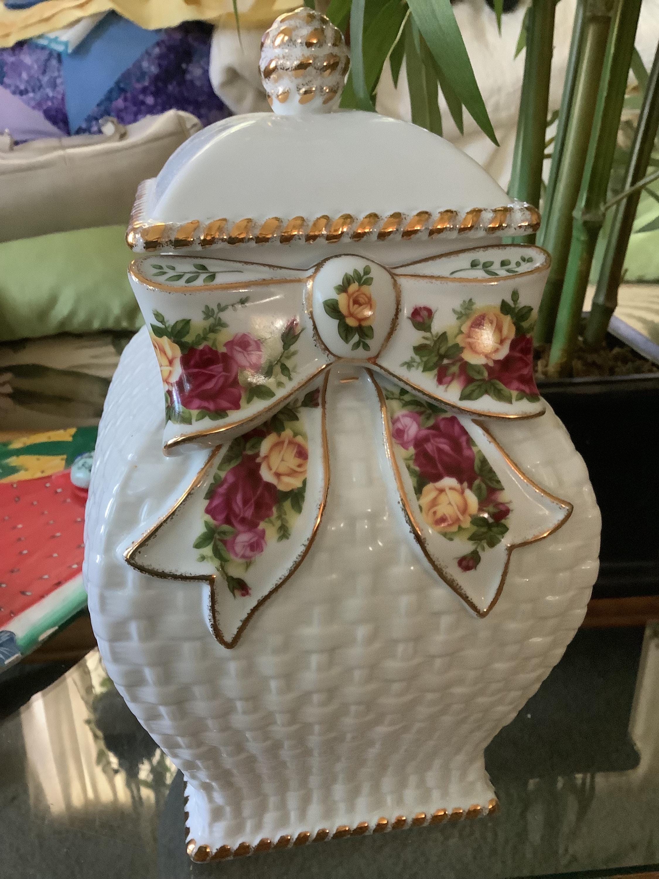 Royal Albert Cookie Jar - Etsy