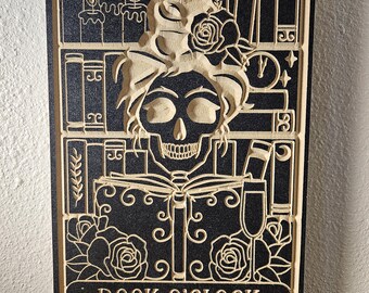 The 'Book O'clock' Bookish Tarot Card