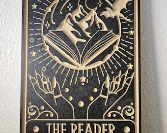 The 'Reader' Bookish Tarot Card