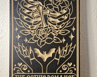 The 'Gothic Romance' Bookish Tarot Card
