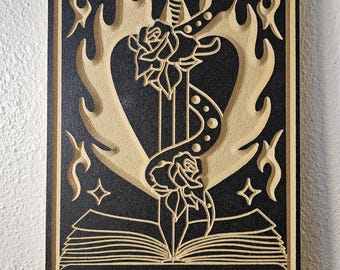 The 'Touch Her and Die' Bookish Tarot Card