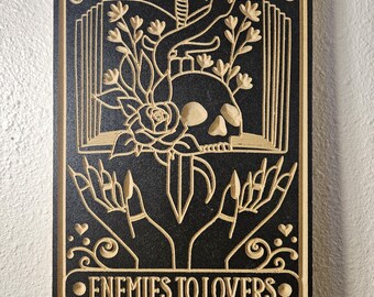 The 'Enemies to Lovers' Bookish Tarot Card