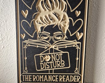 The 'Romance Reader Do Not Disturb' Bookish Tarot Card