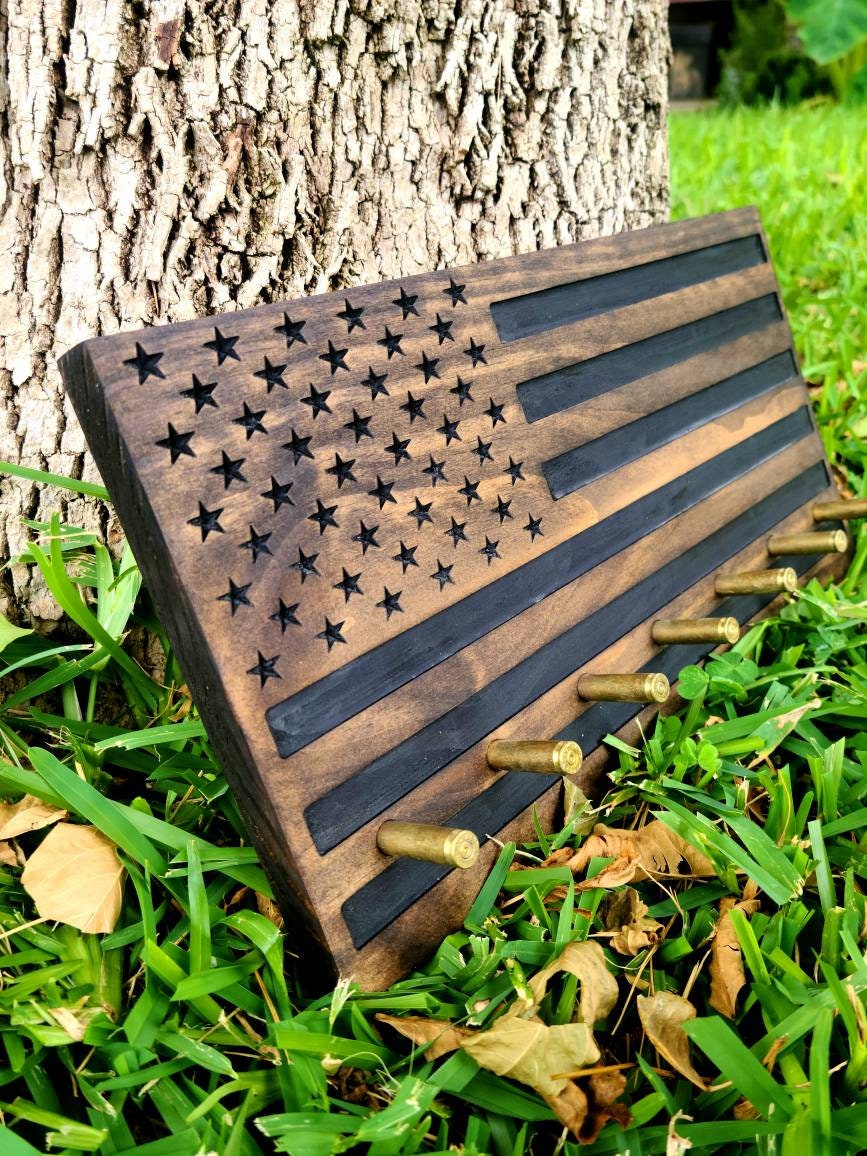Wall Mounted American Flag Key Holder/keyholder Key Rack With Etsy