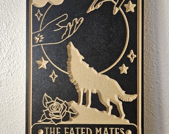 The 'Fated Mates' Bookish Tarot Card