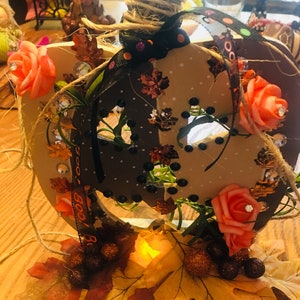 Pumpkin Ribbon Rhinestone Made to Order Pumpkin Decor - Etsy