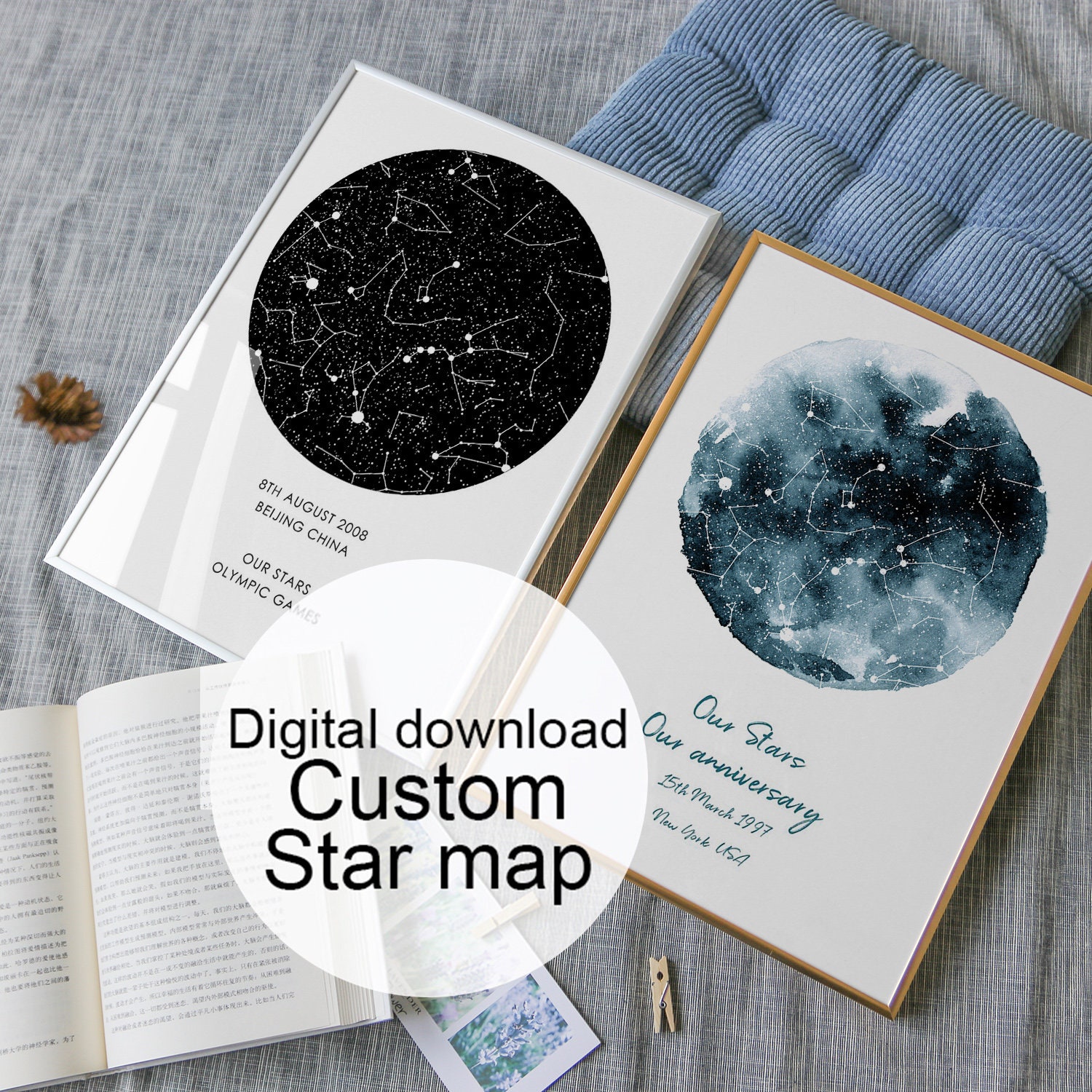 star map digital download