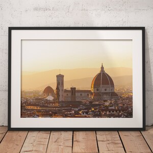 Italy Print, Florence Print, Tuscany Print, Landscape Photo, Print, Sunset, Cathedral of Santa Maria del Fiore, Duomo di Firenze