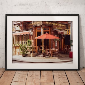 Little Italy Print, Little Italy NYC, Ristorante Italiano Print, Fine Art, Mulberry Street, New York Photo, Old New York, New York City