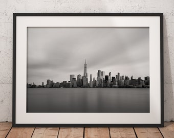 New York Skyline Print, New York Print, Manhattan Skyline, Freedom Tower, World Trade Center, New York City Print, NYC