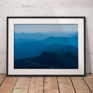 Mount Washington Print, New Hampshire Print, Landscape Print, White Mountains Print, Blue Mountains Print, New England Print, Bretton Woods