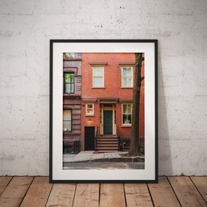 West Village Print, New York Print, Townhome Print, Village Print, West Village New York Print, Architecture, Digital Print, Fine Art