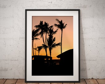 Hawaii, Sunset, Beach Photo, Wall Art, Maui, Polynesia, Pacific Ocean, Travel Photo, Travel Art, Vacation, Fine Art, Landscape Photography