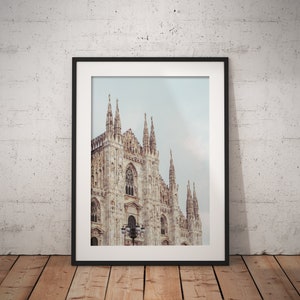 Duomo di Milano, Milan, Italy, Printable Art, Digital Download, Wall Art, Wall Print, Architecture, Gothic, Travel Photography