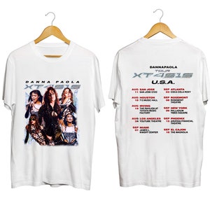 Danna Paola Singer Tour Dates USA Shirt Unisex Cotton S-5XL Black