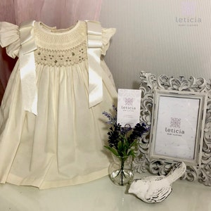 Josephine Pastel Handsmocked Bishop Dress